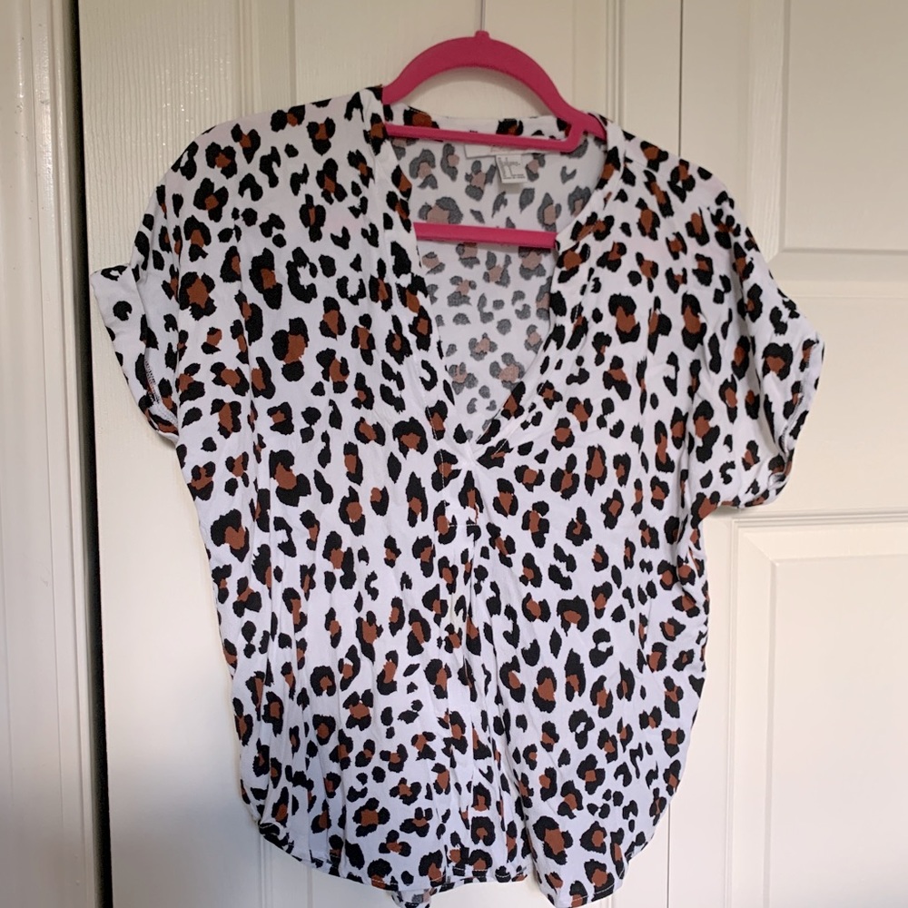 Contemporary Cheetah Top